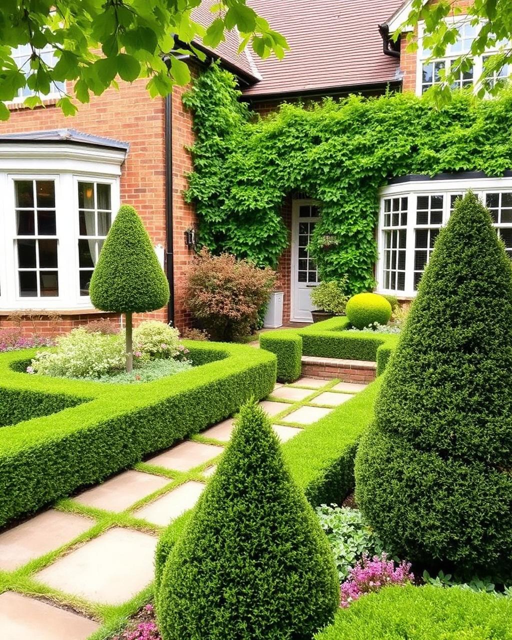 Topiary Front Garden