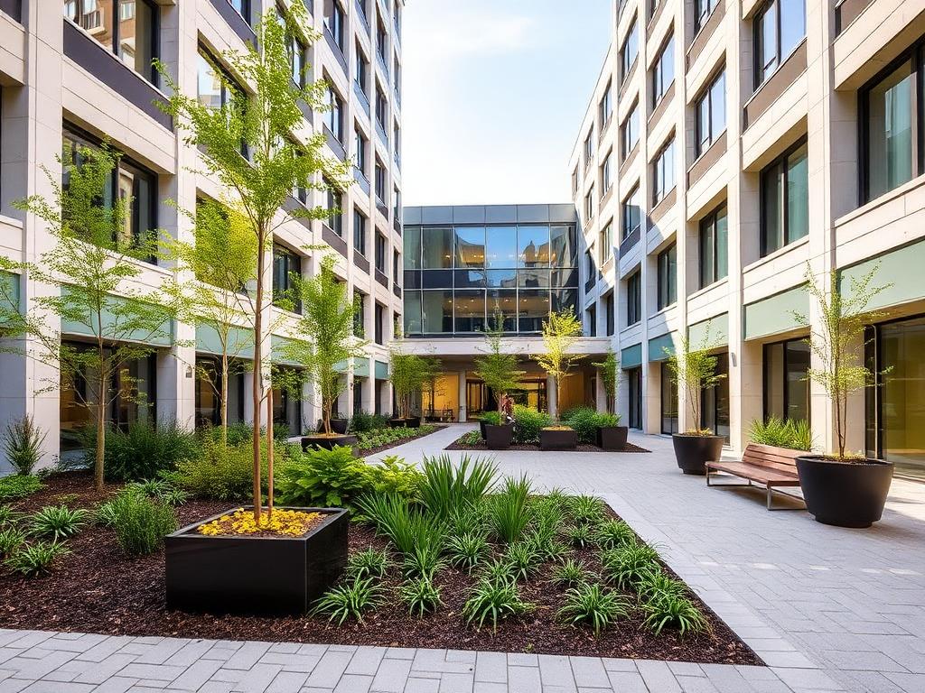 Commercial Courtyard