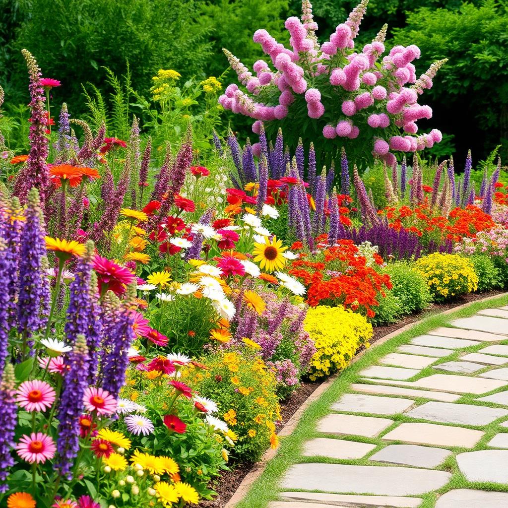 Vibrant Flower Borders